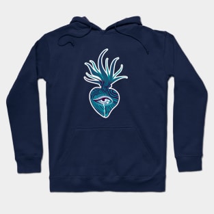 Blue Holy heart Hoodie